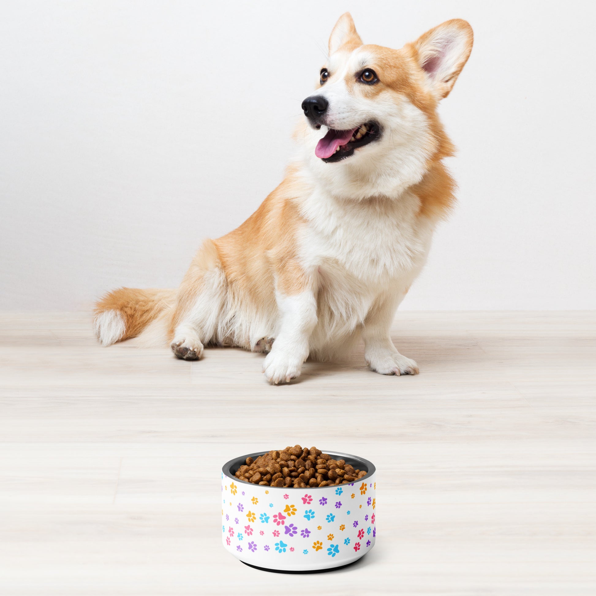 Niccie's Vibrant Colorful Pattern Pet Bowl for Stylish Feeding  
