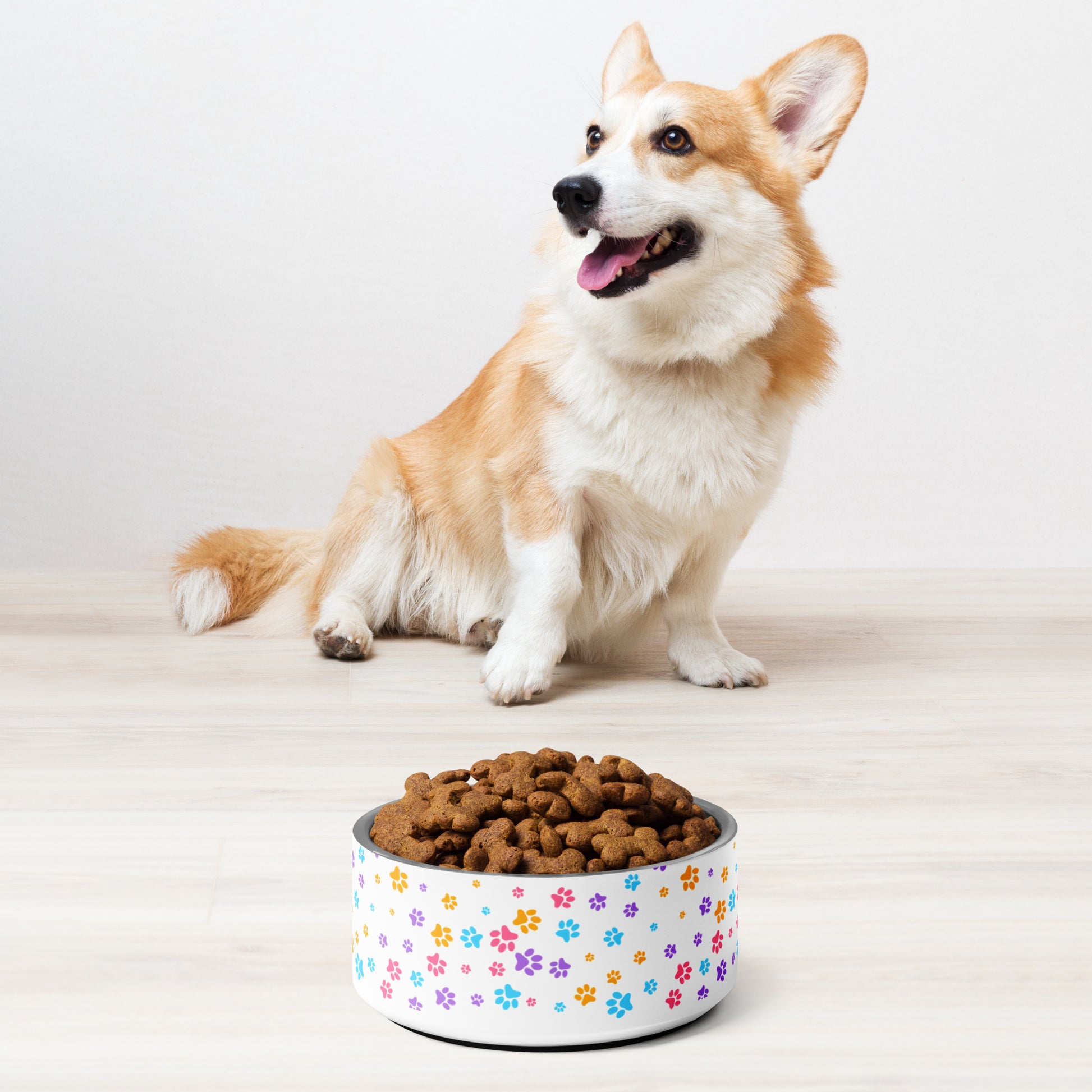 Niccie's Vibrant Colorful Pattern Pet Bowl for Stylish Feeding  